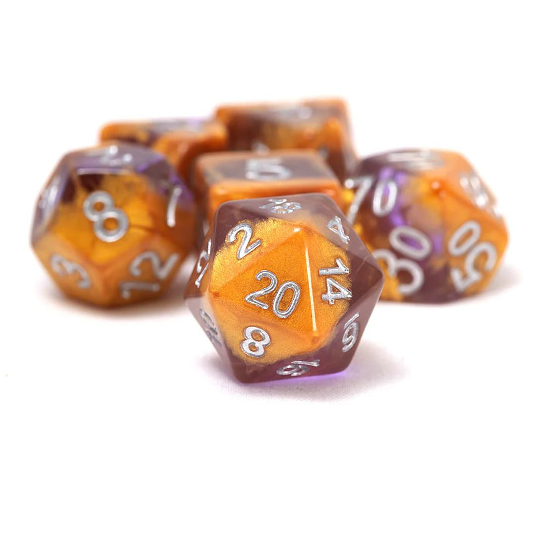  Sirius Dice Set (7): Amethyst Geode 