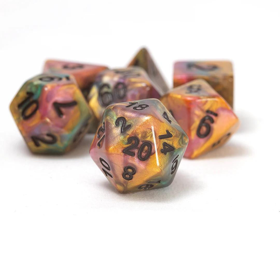  Sirius Dice Set (7): Rainbow Gold 