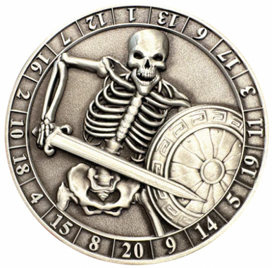 Dice Coins - D20 Skeleton