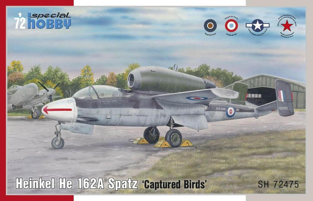 Special Hobby 1/72 He162A Spatz 'Captured' 72475 