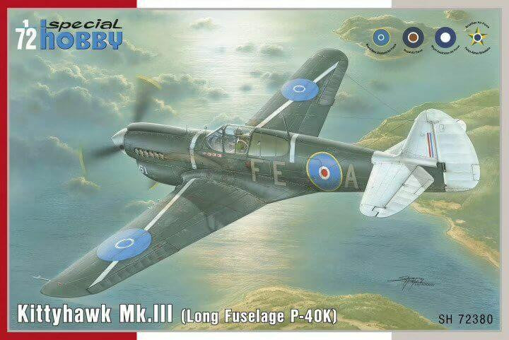 Special Hobby 1/72 Kittyhawk MkII Long Fuselage 72380