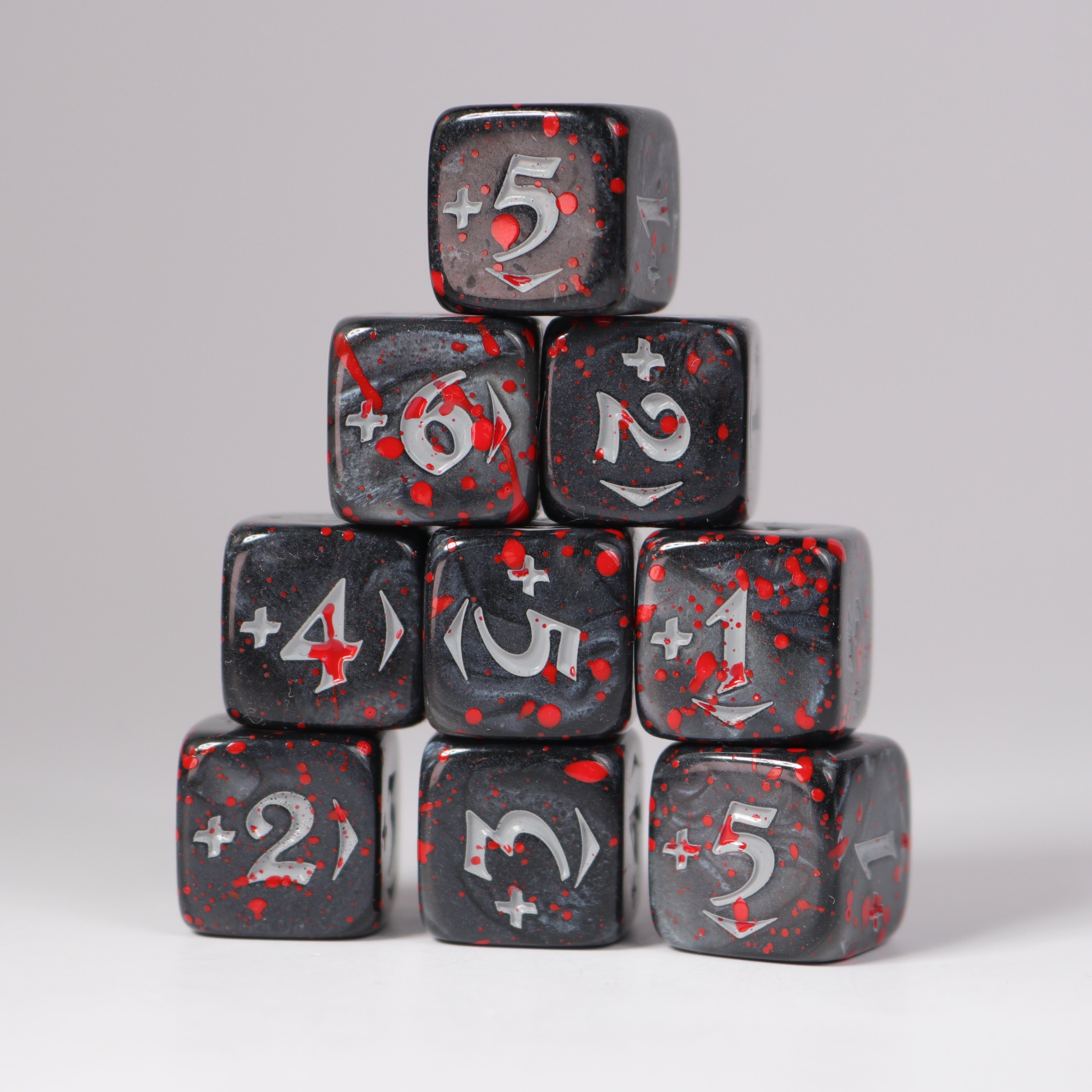 Magic the Gathering Spindown Counters - Bloody Positive Power Pack - Black — view 2