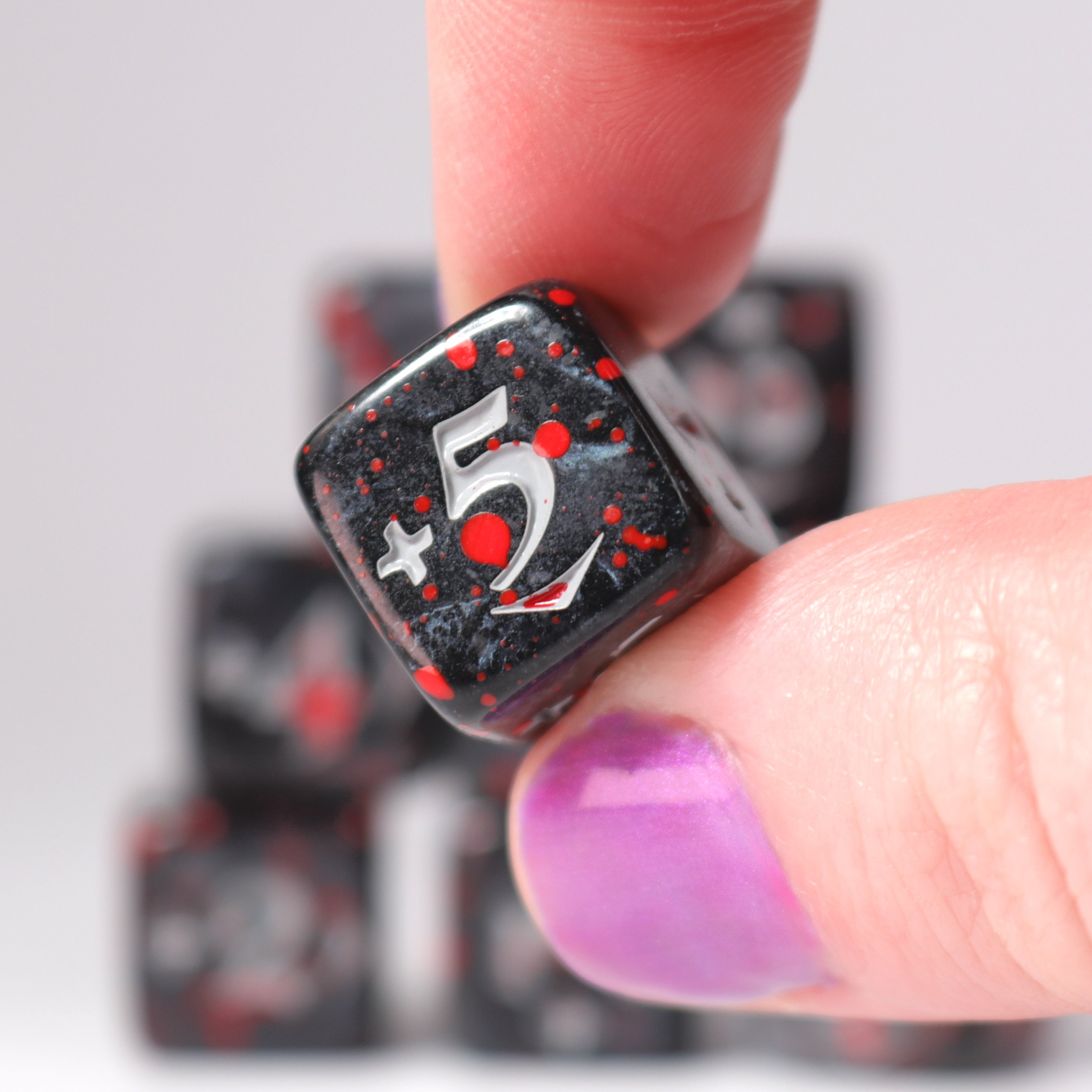 Magic the Gathering Spindown Counters - Bloody Positive Power Pack - Black — view 3