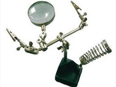 Extra Hands (2) Clamps w/Magnifier 10263