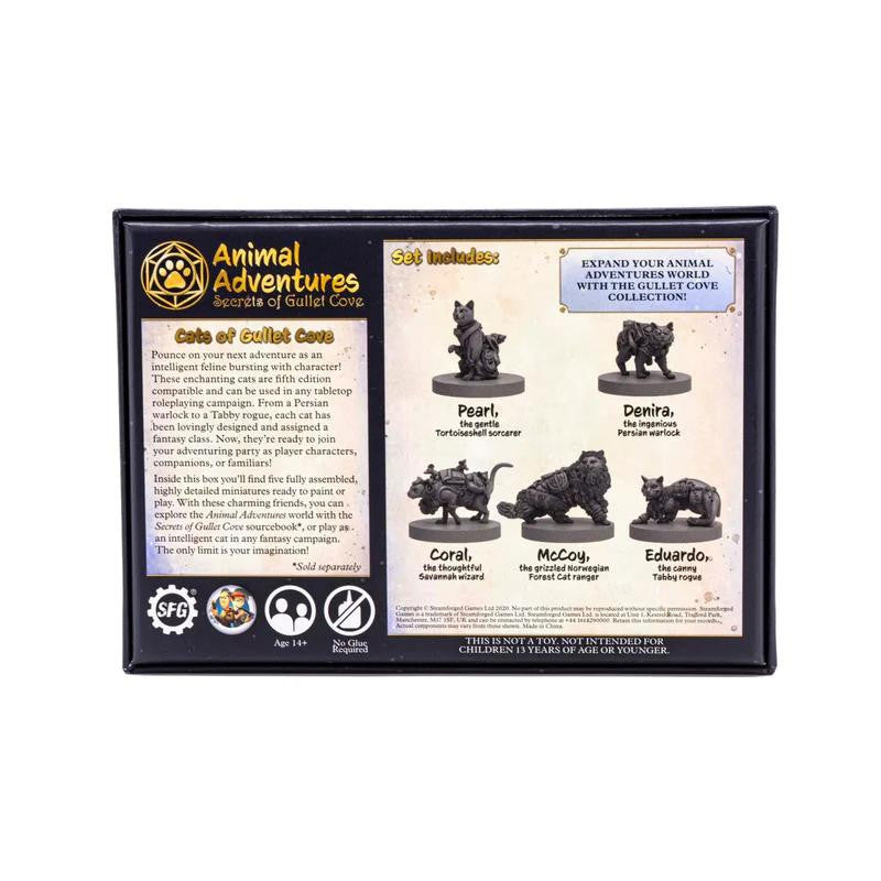 Steamforged Games Animal Adventures Cats of Gullet Cove Minis