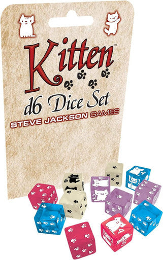 Kitten d6 Dice Set