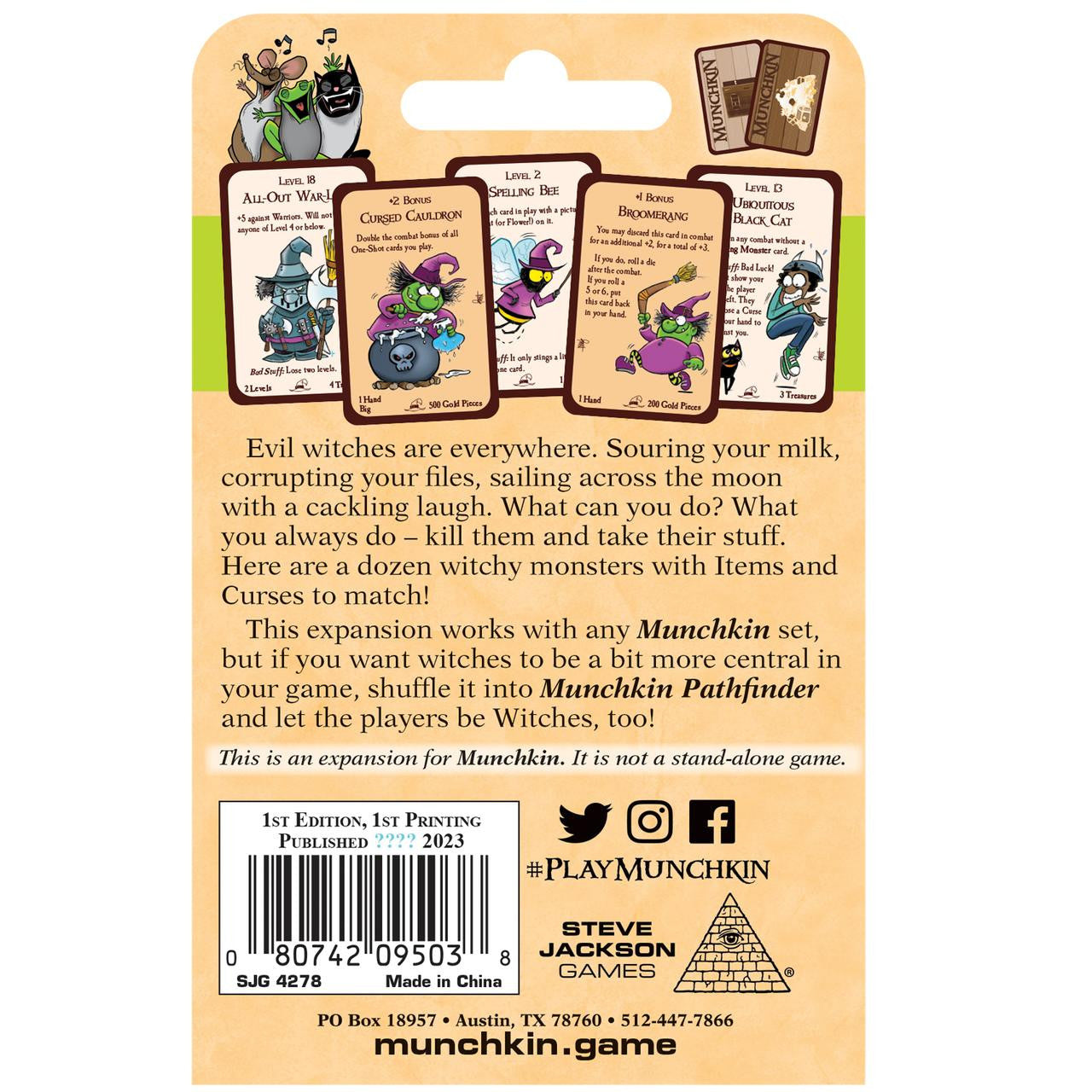 Steve Jackson Games Munchkin Witches 