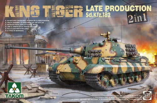 Takom 1/35 King Tiger Late (2in1) 2130 