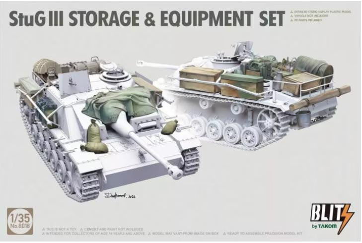 Takom 1/35 StuG III Stowage & Equipment Set 8018 