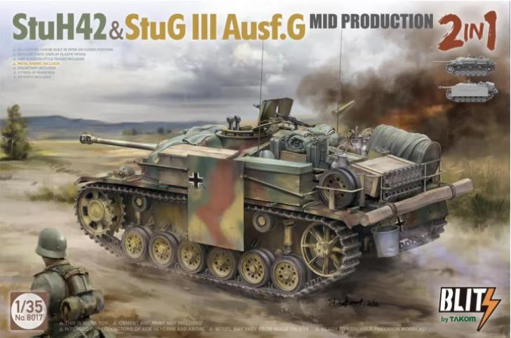 Takom 1/35 StuH42 / StuG III G Mid "Blitz" 8017 