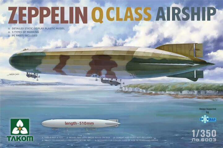 Takom 1/350 Zeppelin Q Class Airship 6003