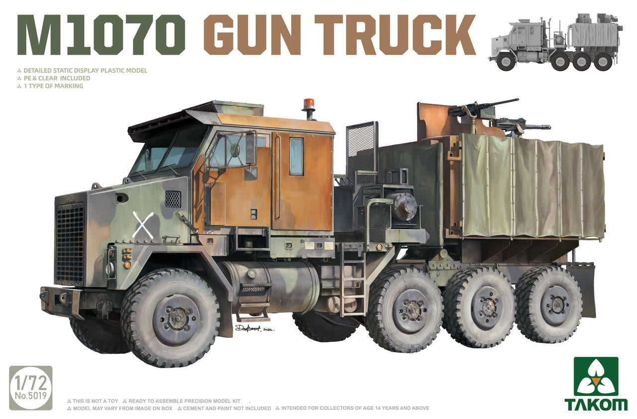 Takom 1/72 M1070 Gun Truck 5019 