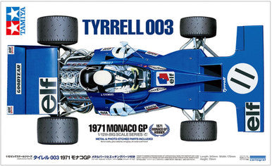 1/12 Tyrrell 003 '71 Monaco GP w/Etch Parts 12054