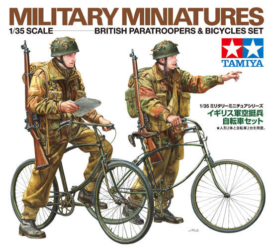 Tamiya 1/35 British Paratroopers w/Bicycles 35333