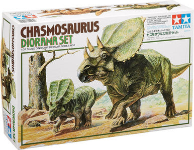 1/35 Chasmosaurus Dinosaur Diorama Set 60101