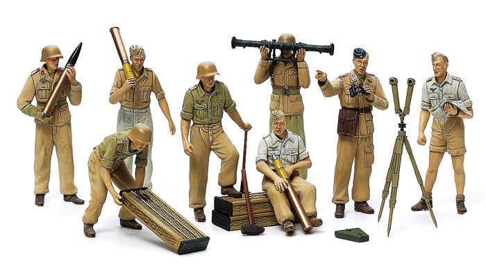Tamiya 1/35 German Artillery Crew Africa 35343