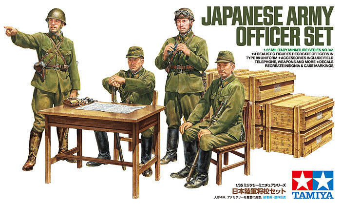 Tamiya 1/35 Japanese Army Officer Set 4 35341