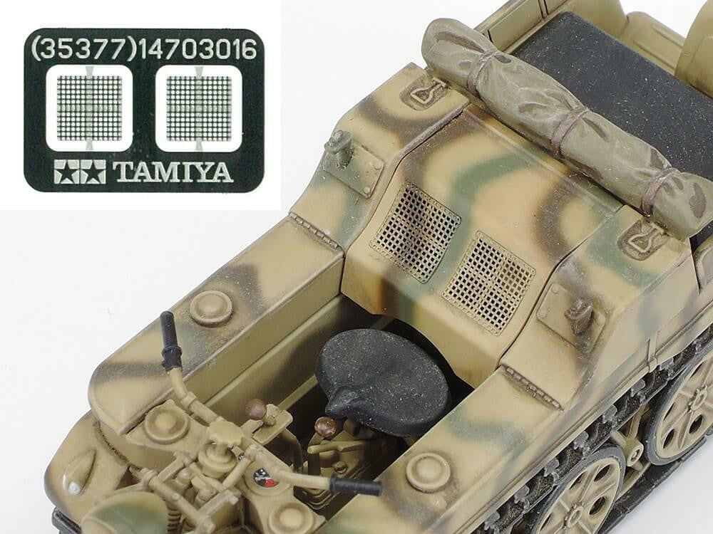 Tamiya 1/35 Kettenkrad Mid w/Trailer and Figs 35377
