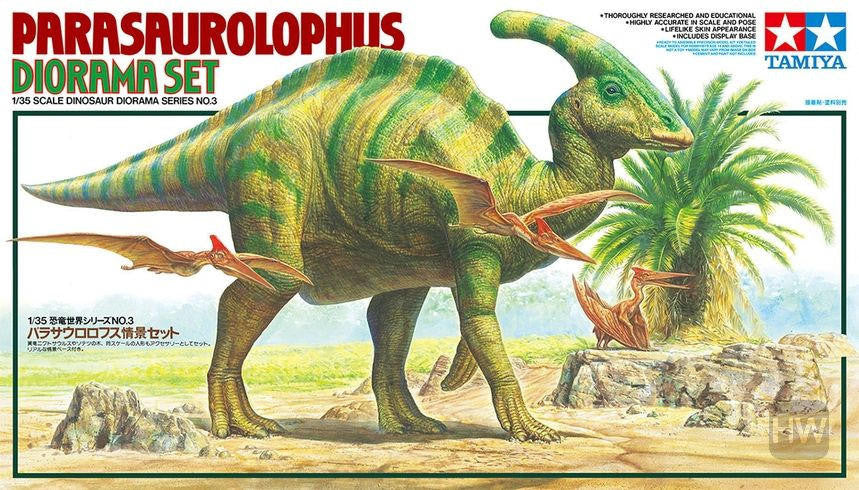 Tamiya 1/35 Parasaurolophus Dinosaur Diorama Set 60103 