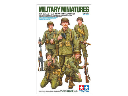 Tamiya 1/35 WWII US Infantry Scout Soldiers 5 35379