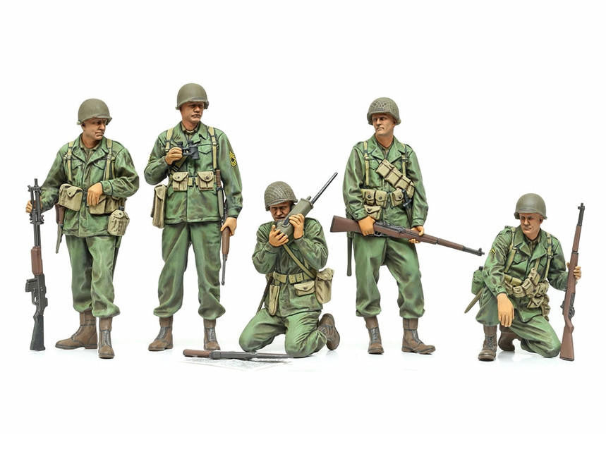 Tamiya 1/35 WWII US Infantry Scout Soldiers 5 35379
