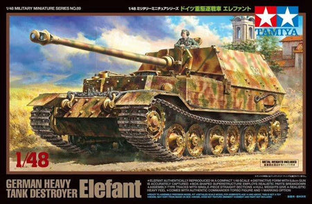 Tamiya 1/48 Elefant German Heavy Tank Destroyer 32589
