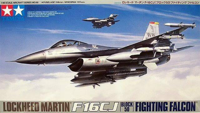 Tamiya 1/48 F-16CJ Fighting Falcon Blk50 61098