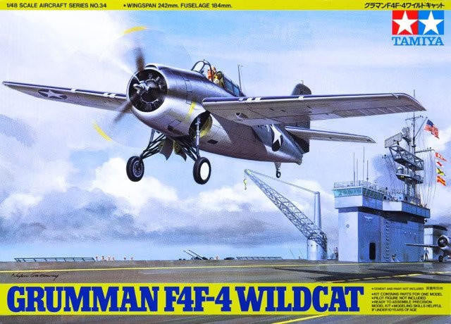 Tamiya 1/48 F4F-4 Wildcat 61034 