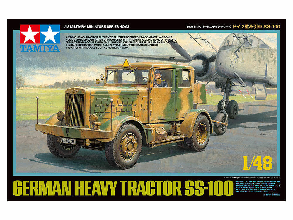 Tamiya 1/48 German SS10 Heavy Tractor 32593