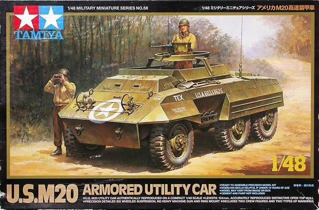 Tamiya 1/48 M20 Greyhound Armored Car 32556