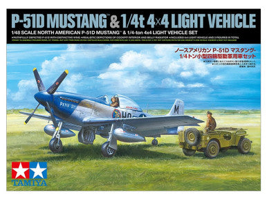 1/48 P-51D Mustang & Jeep 25205