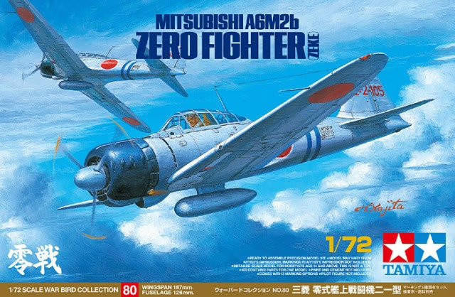 Tamiya 1/72 A6M2b Tp.21 Zero 60780