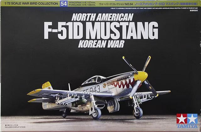 Tamiya 1/72 F-51D Mustang Korean War 60754 