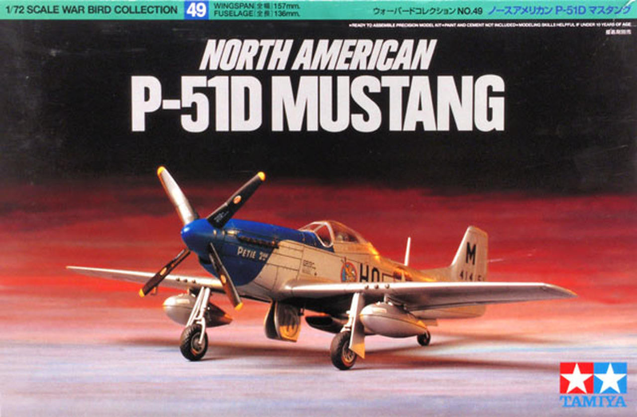 Tamiya 1/72 P-51D Mustang 60749