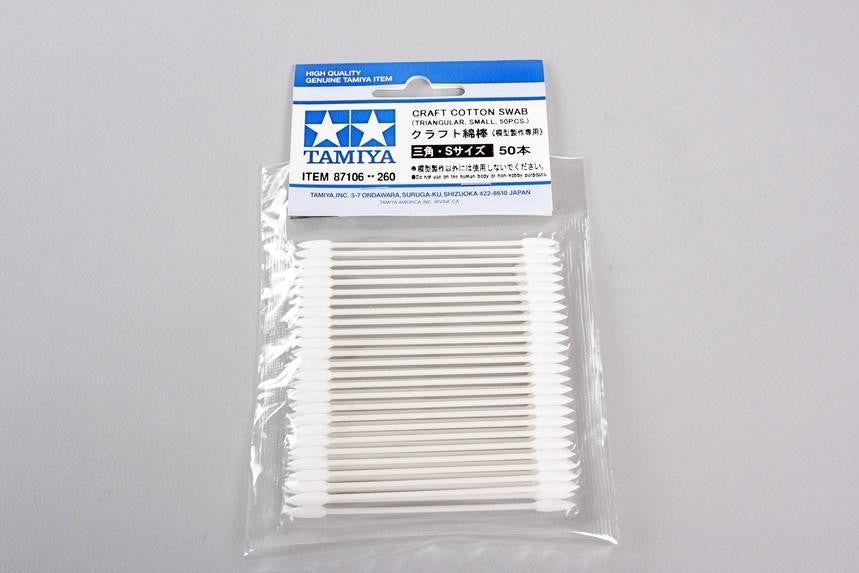 Tamiya Cotton Swab Tria/Small 50pcs