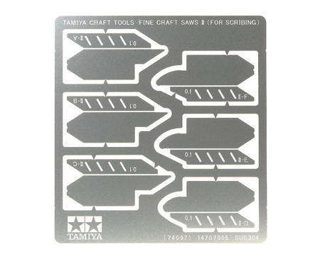 Tamiya Fine Craft Saws II 0.1mm Thickness 74097