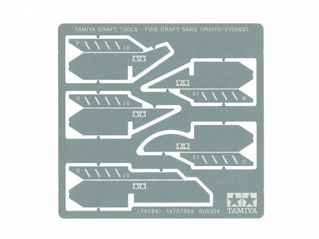 Tamiya Fine Craft Saws Photo Etched 74094