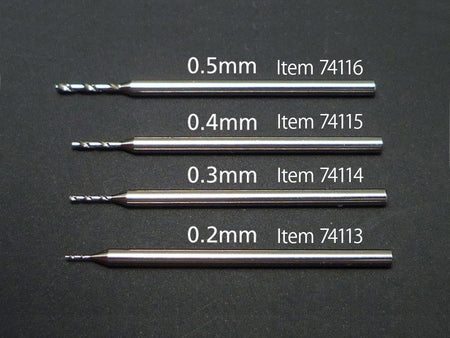 Tamiya Fine Pivot Drill Bit .2mm 74113
