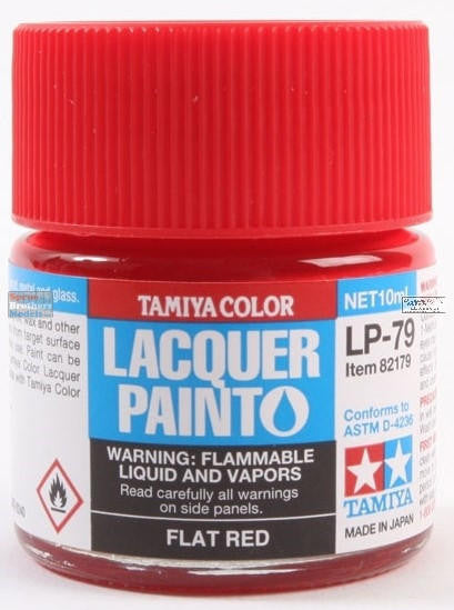 Tamiya Lacquer LP-79 Flat Red