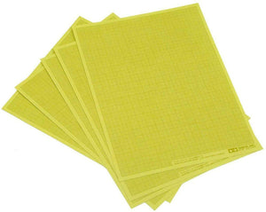 Sticker Mask Sheet Masking Sticker Sheet (5) w/1mm Grid 87129