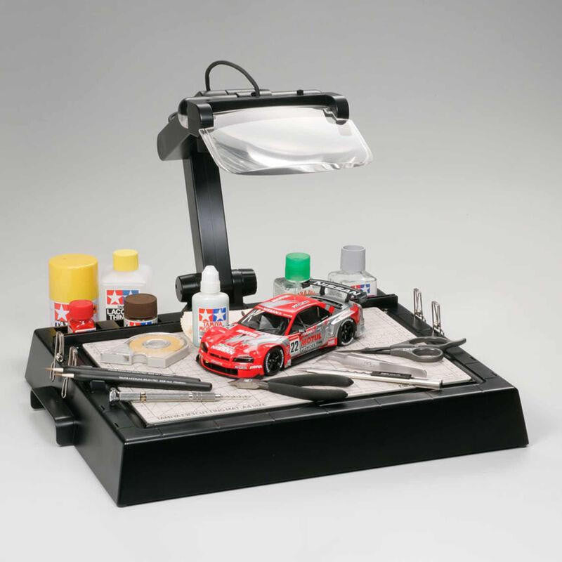 Tamiya Work Station w/Magnifying Lens 74064 