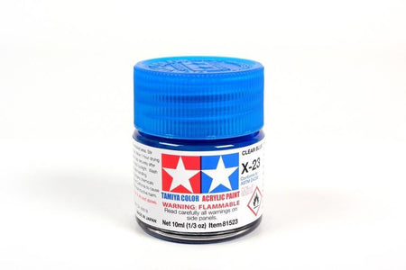 Tamiya X-23 Clear Blue Mini