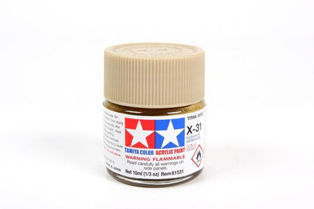 Tamiya X-31 Titanium Gold Mini