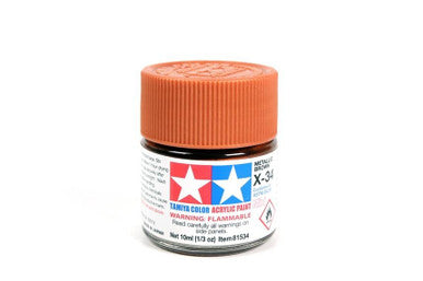 X-34 Met. Brown 10 ML (MINI)
