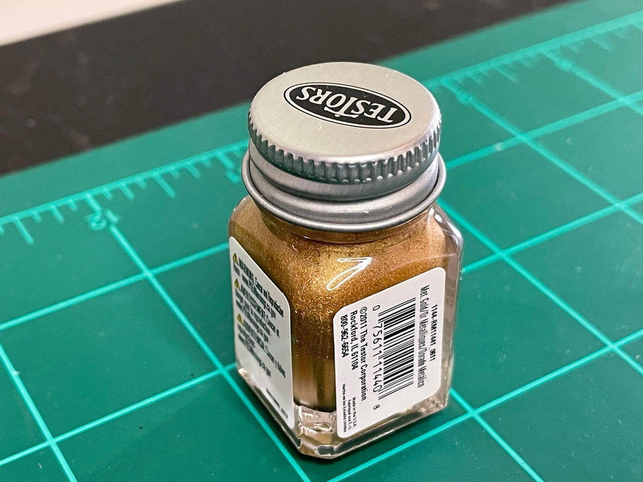 Testors Metallic Gold Enamel 1/4oz 1144 at LionHeart Hobby