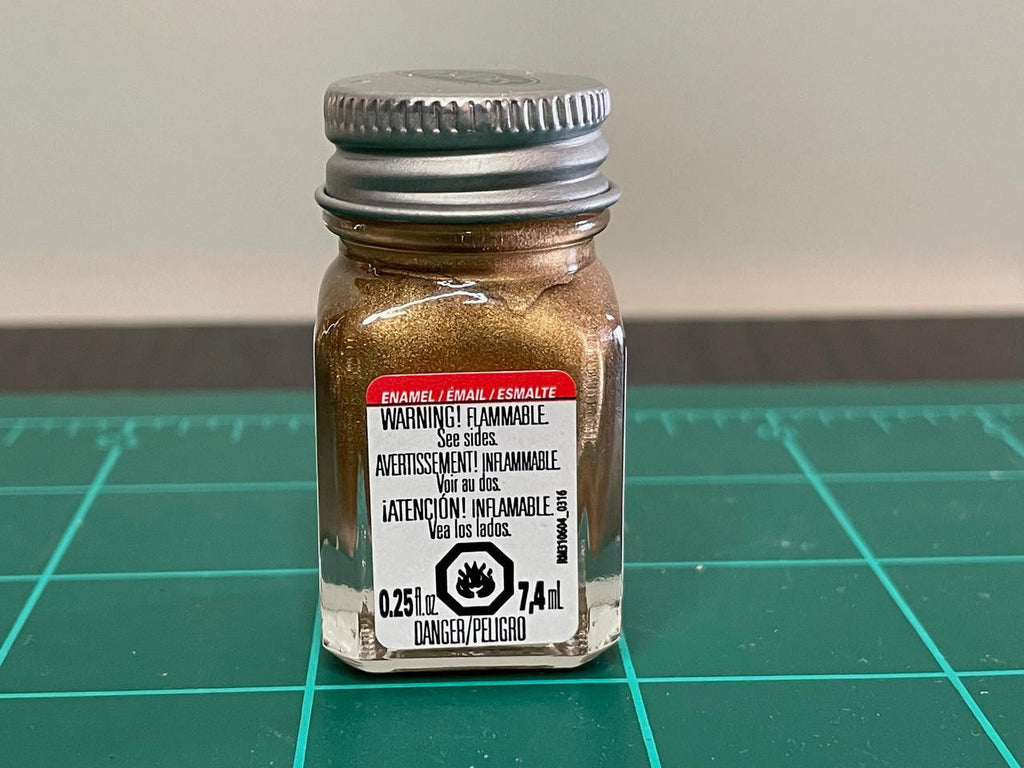 Testors Metallic Gold Enamel 1/4oz 1144 at LionHeart Hobby