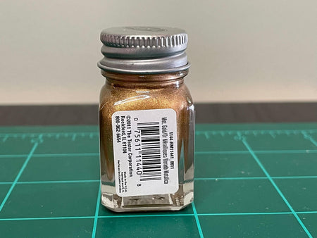 Testors Metallic Gold Enamel 1/4oz 1144 at LionHeart Hobby