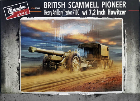 Thunder Model 1/35 Scammel Pioneer R100 Heavy Tractor w/7.2 Howitzer 35212