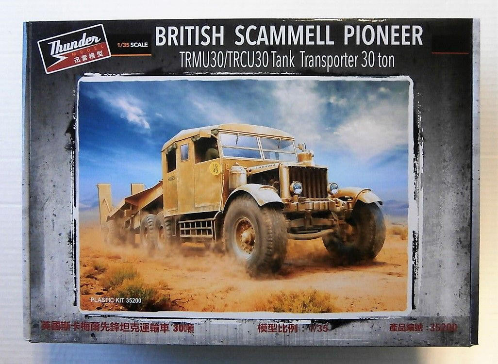 Thunder Model 1/35 Scammell Pioneer w/TRMU30 Tank Transporter 35200