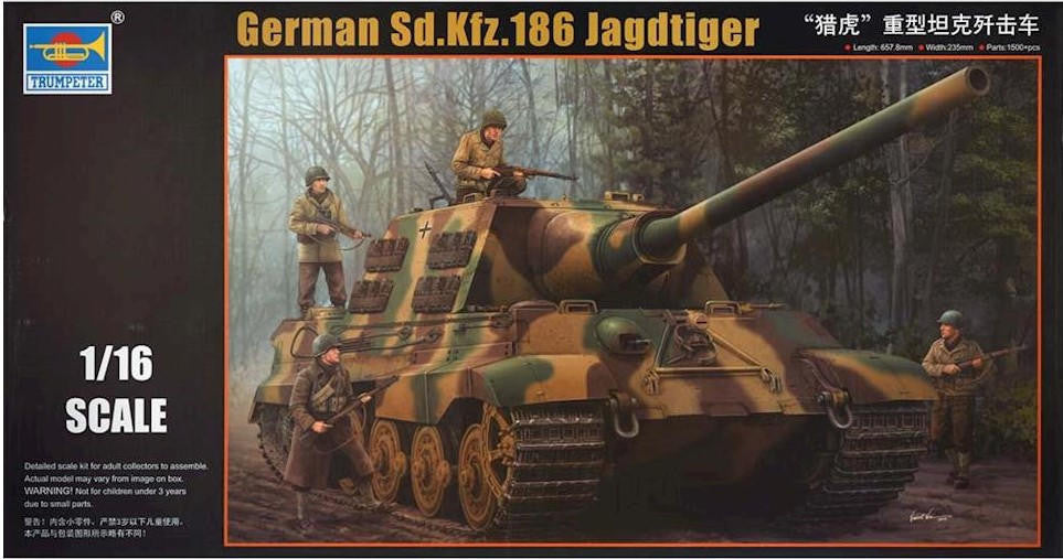 Trumpeter 1/16 Sd.Kfz.186 Jagdtiger 923 